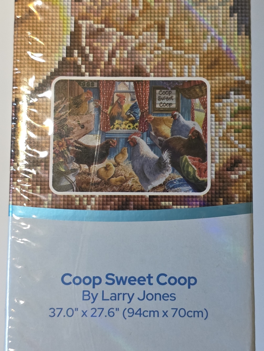 Diamond Art Club Coop Sweet Coop Larry Jones Diamond Painting Kit Square Cottage